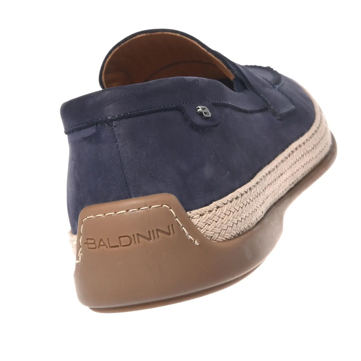 Blaue Wildleder Espadrille Slipper