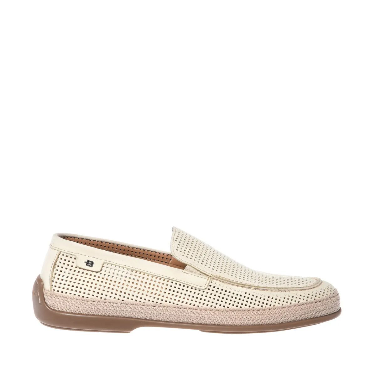 Perforierter Leder-Slipper