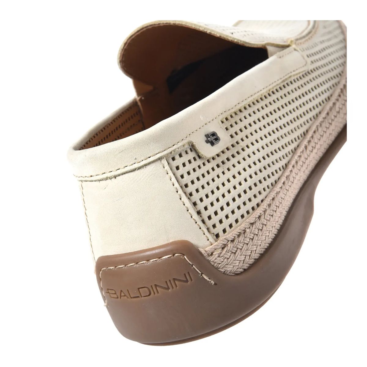 Perforierter Leder-Slipper
