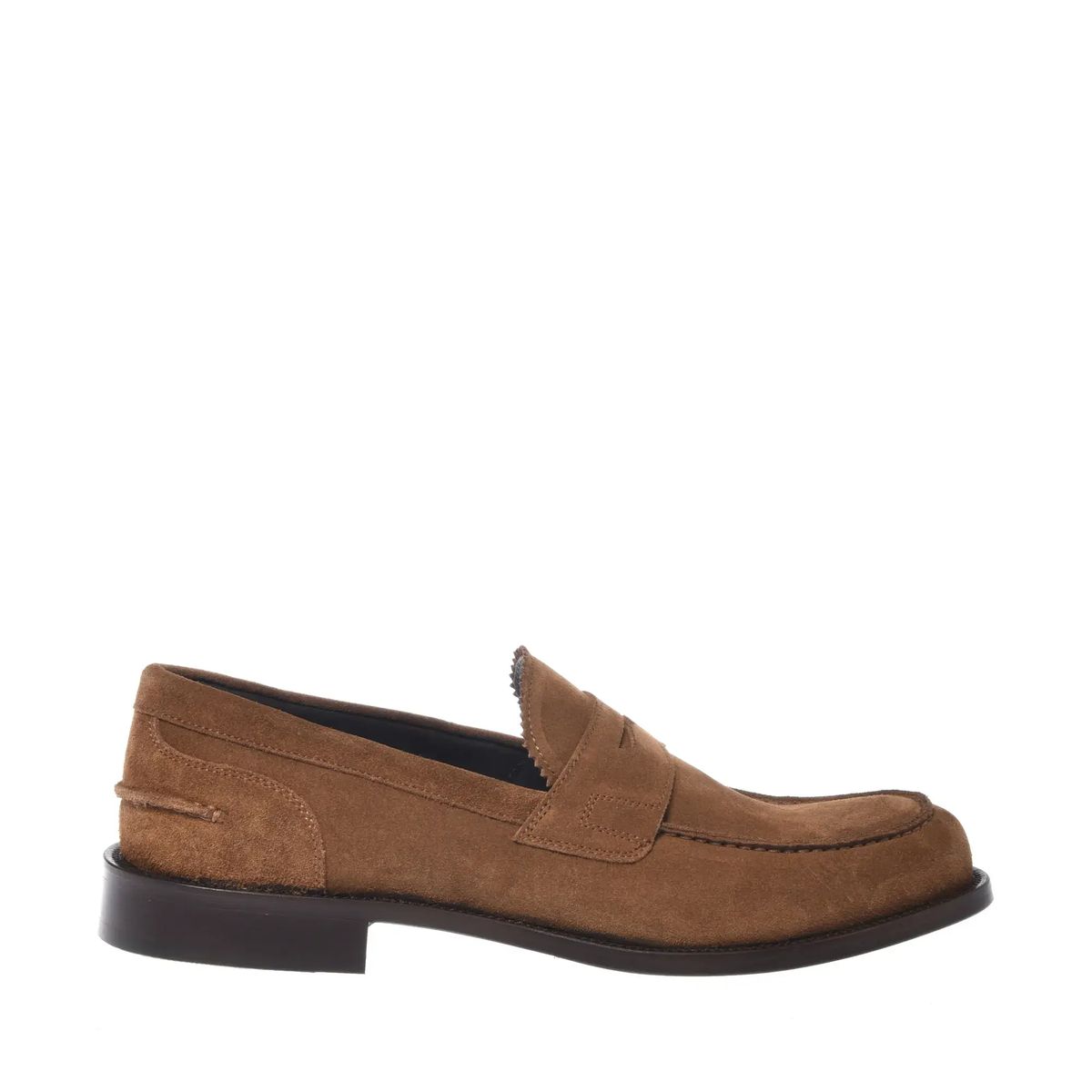 Herren Braune Wildleder Loafer