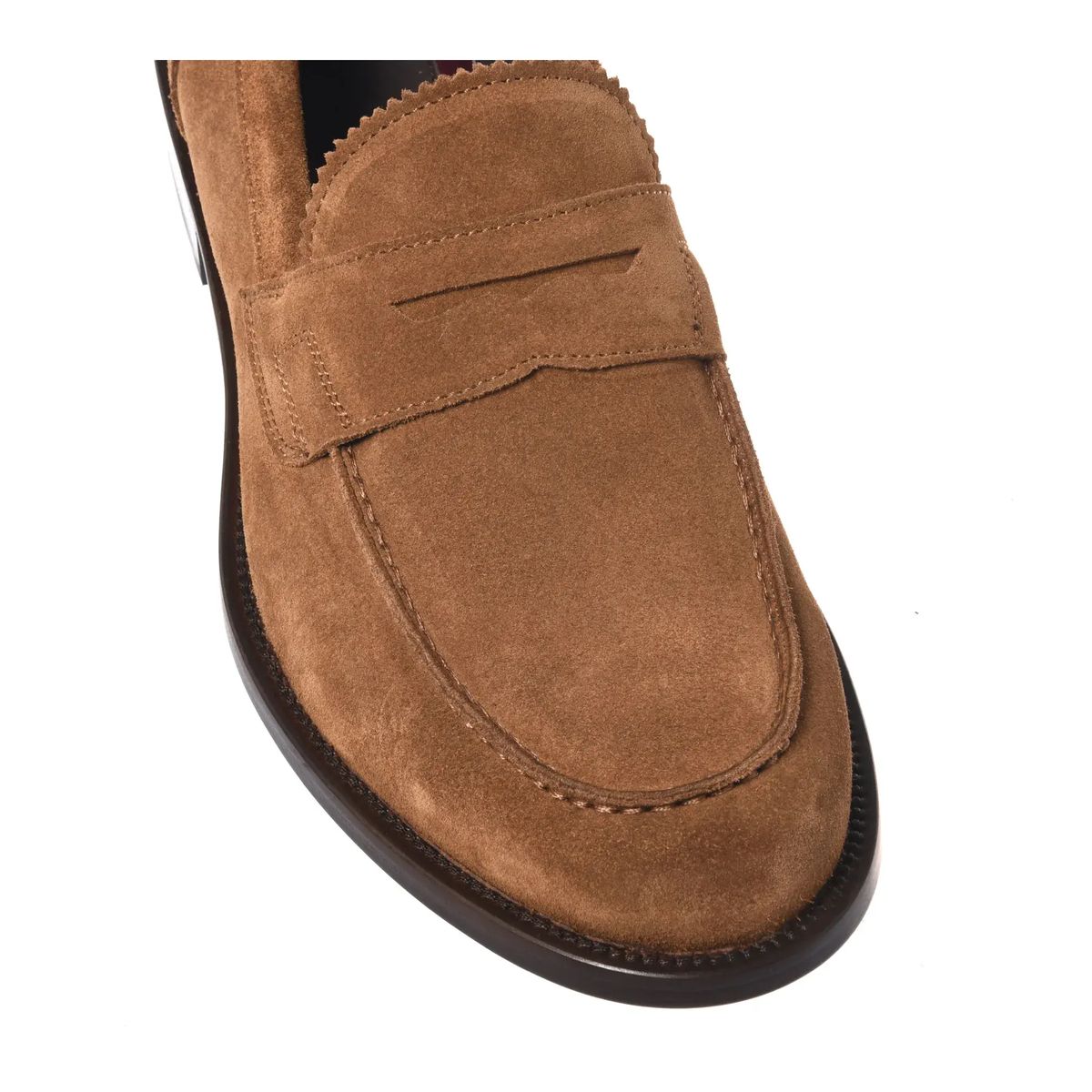 Herren Braune Wildleder Loafer
