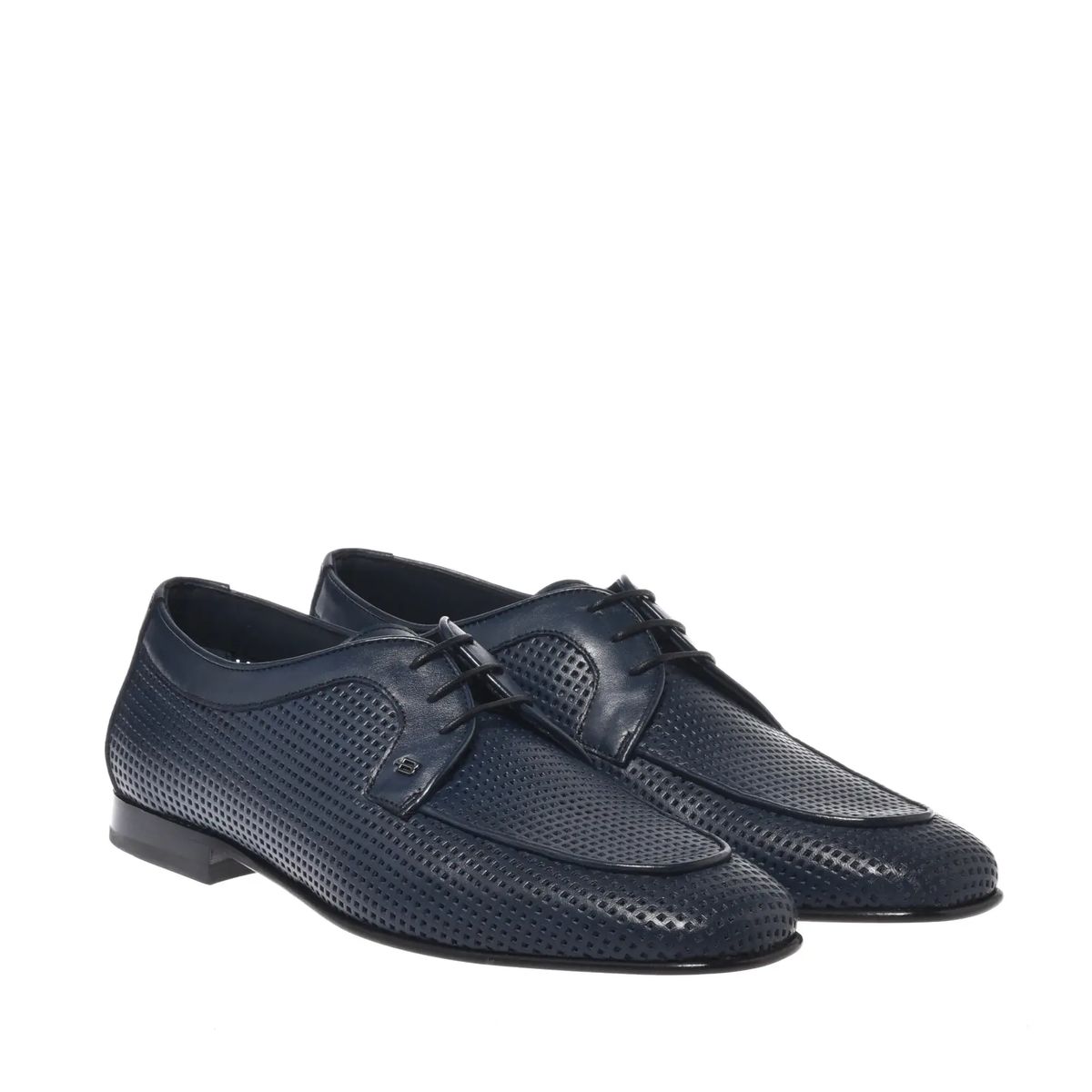 Herren Schnürschuhe aus perforiertem Leder