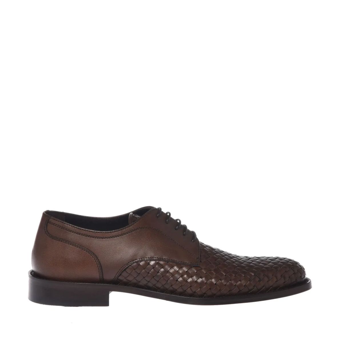 Gewebte Oxford-Lederschuhe