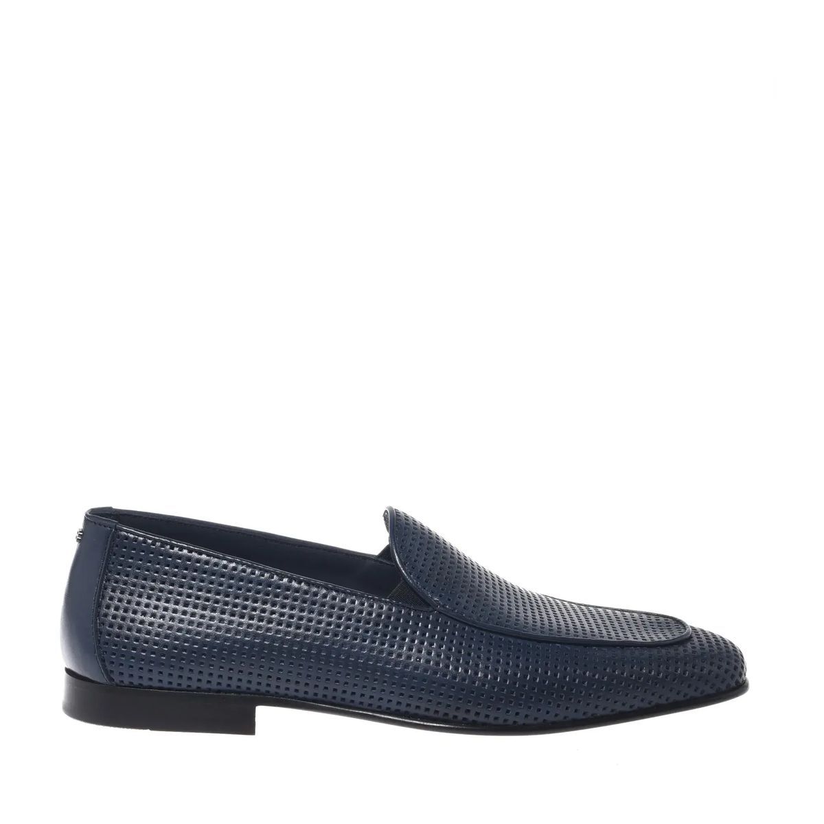 Perforierte Leder Slipper Loafers
