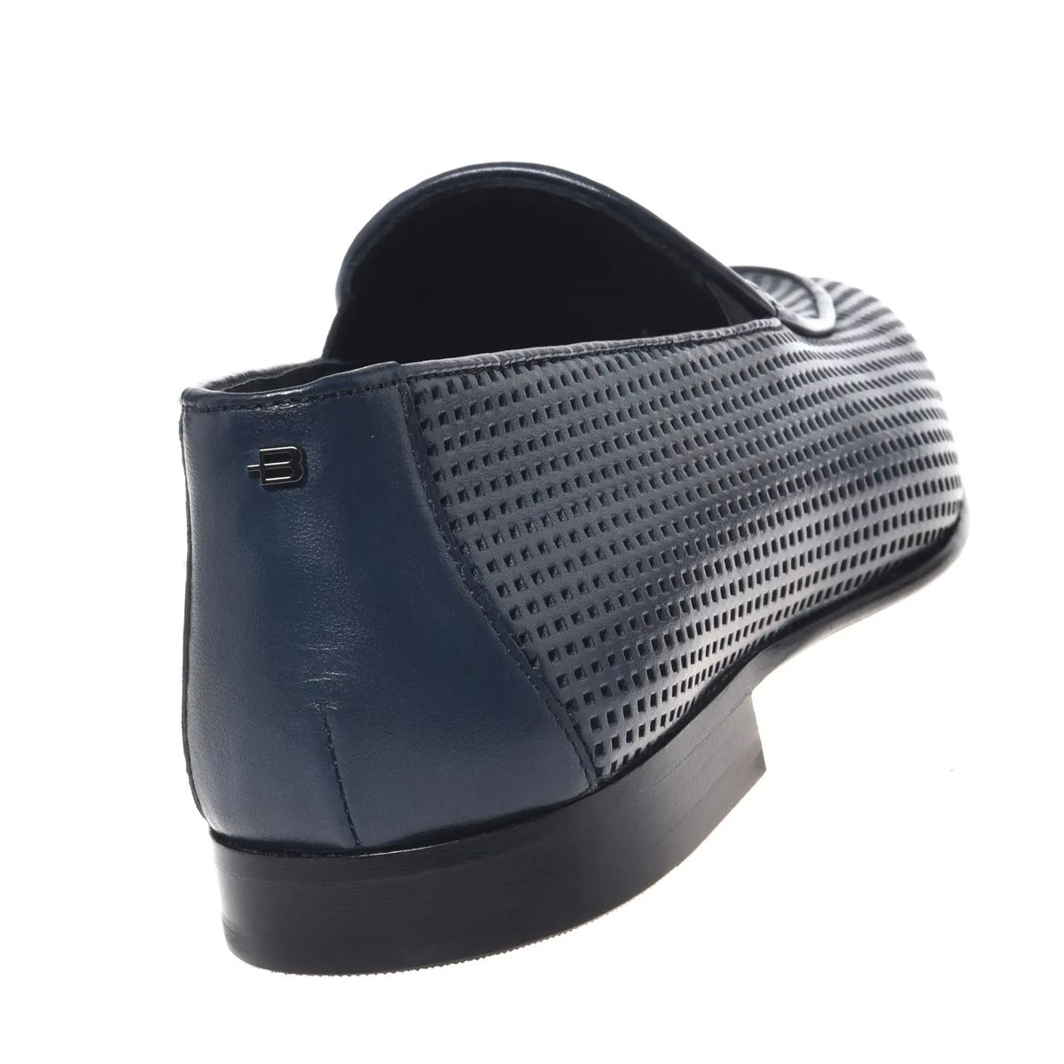 Perforierte Leder Slipper Loafers
