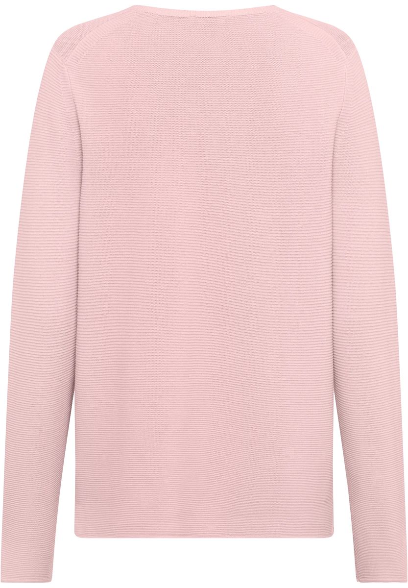 Strickpullover mit V-Ausschnitt in lockerer Passform