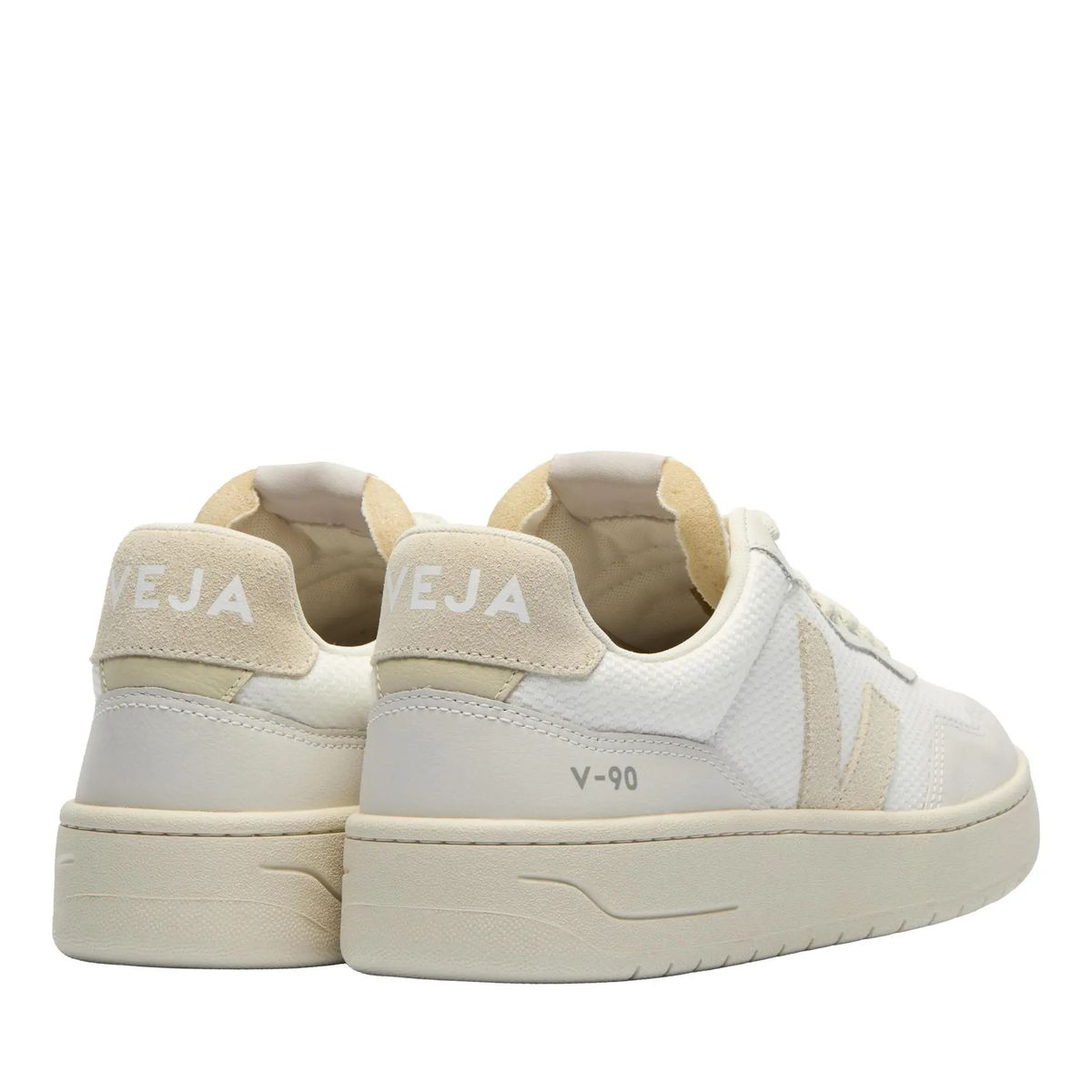 Minimalistische Off-White Veja V-90 Sneaker
