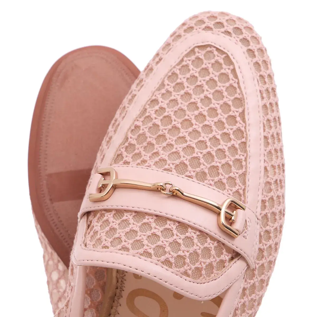 Eleganter Mesh Loafer mit Zierspange