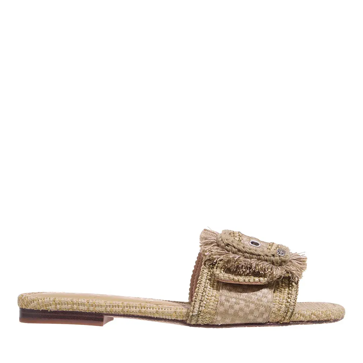 Gewebte Bast Sandalen mit Fransen