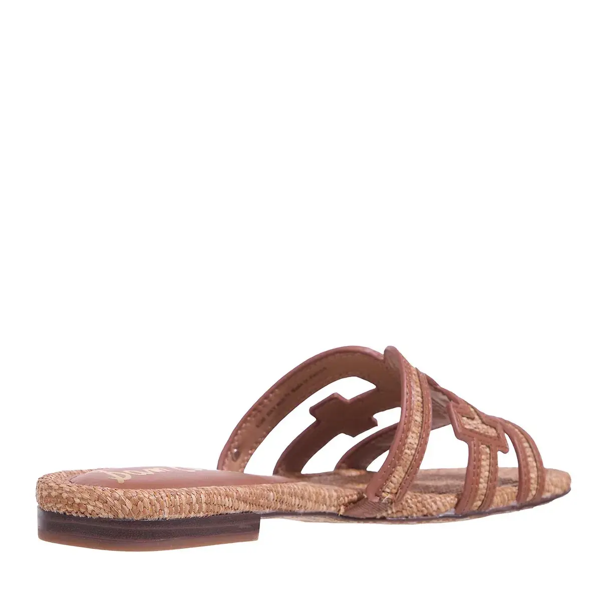 Raffia-Sandalen mit Details