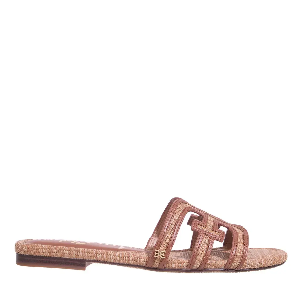 Raffia-Sandalen mit Details