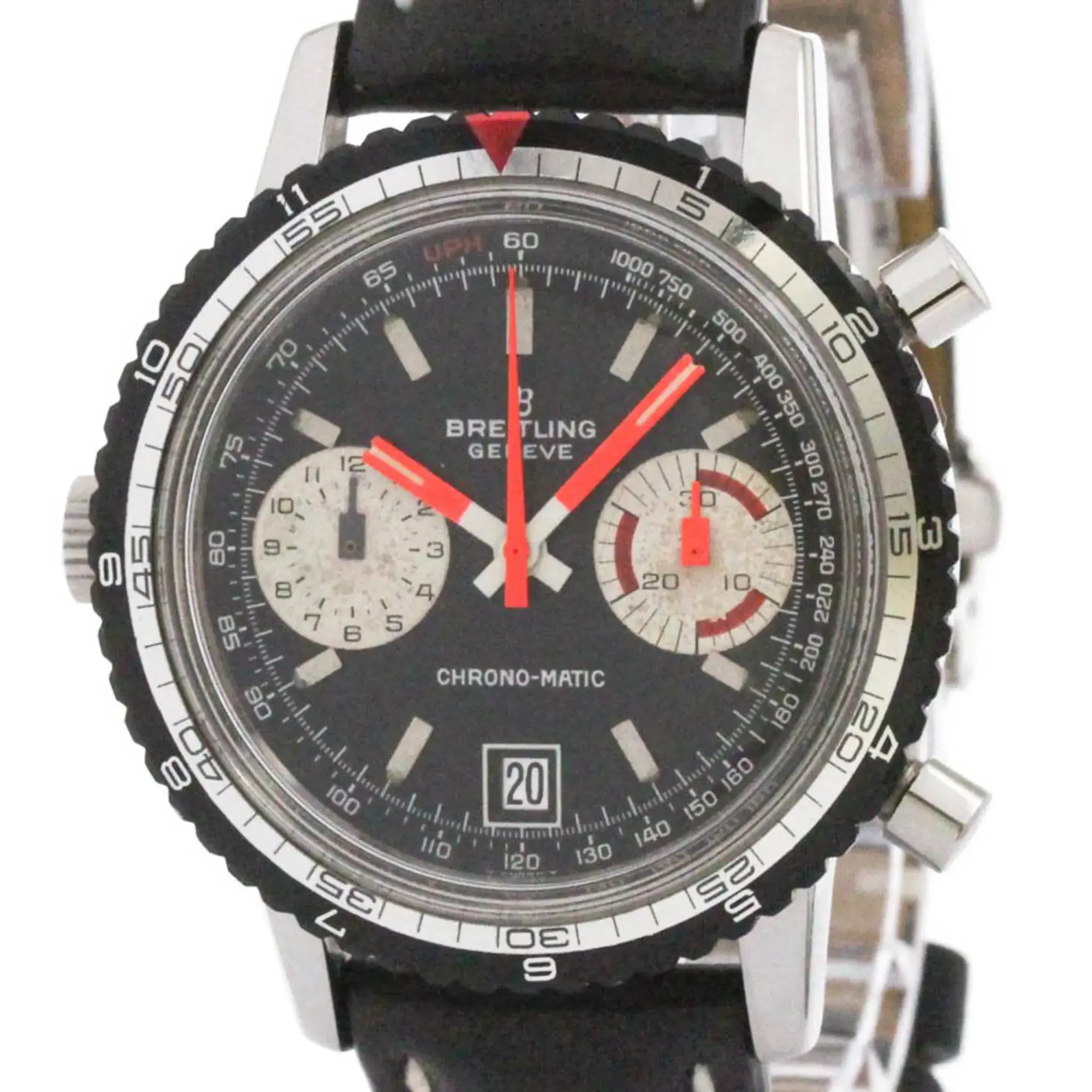 Chrono-Matic Schwarze Chronograph-Uhr