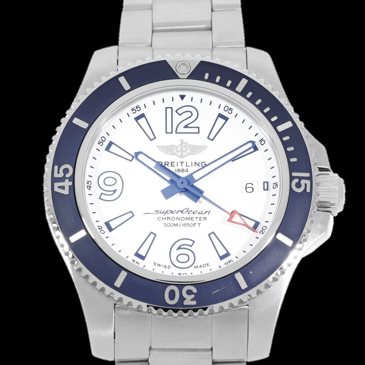 Superocean Automatik Edelstahl Uhr