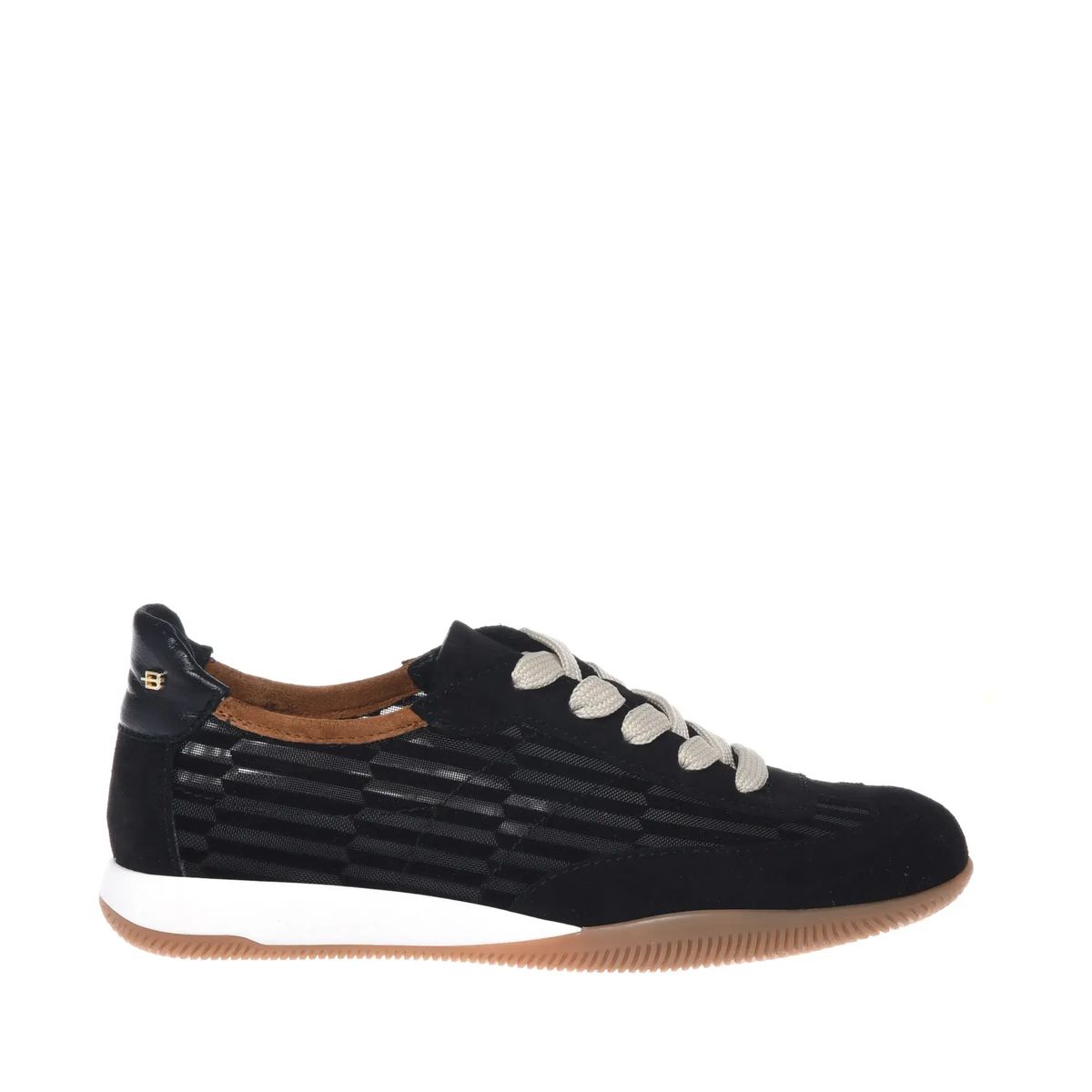 Schwarze Low-Top Mode-Sneakers