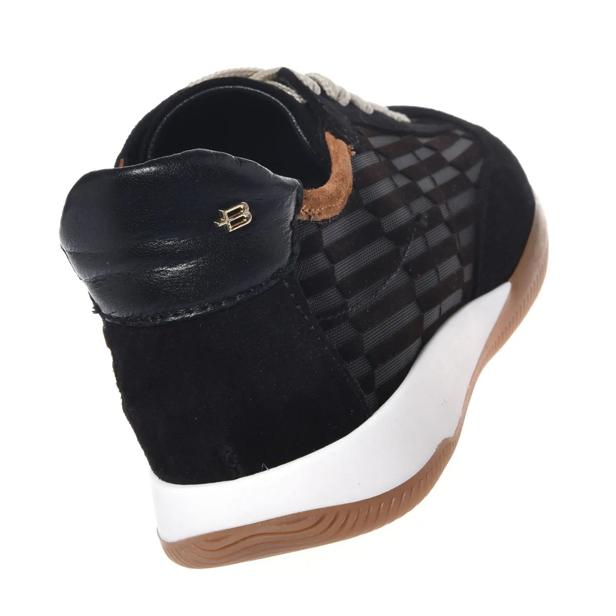 Schwarze Low-Top Mode-Sneakers