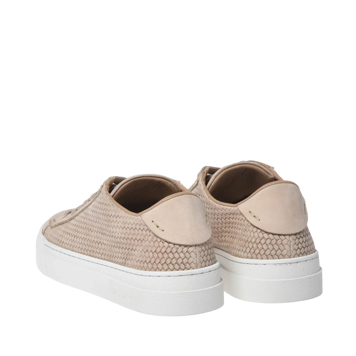 Gewebte Leder-Sneakers