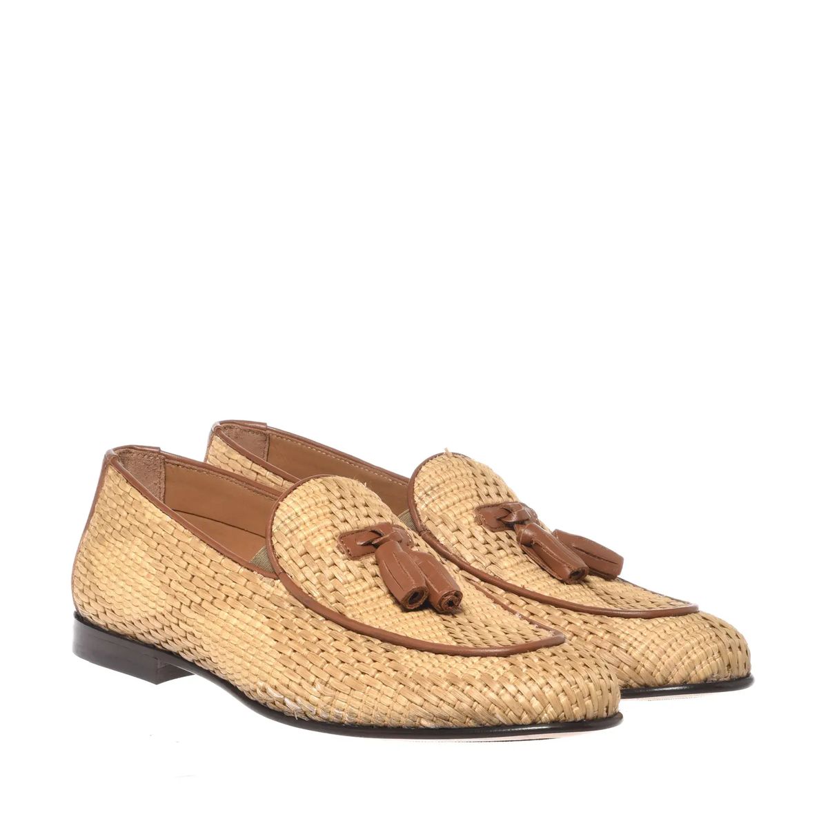 Gewebte Bast Quasten Slipper