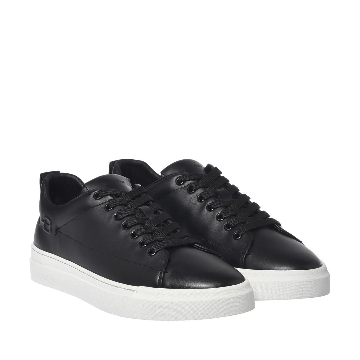 Leder-Freizeit-Sneaker mit niedrigem Schaft