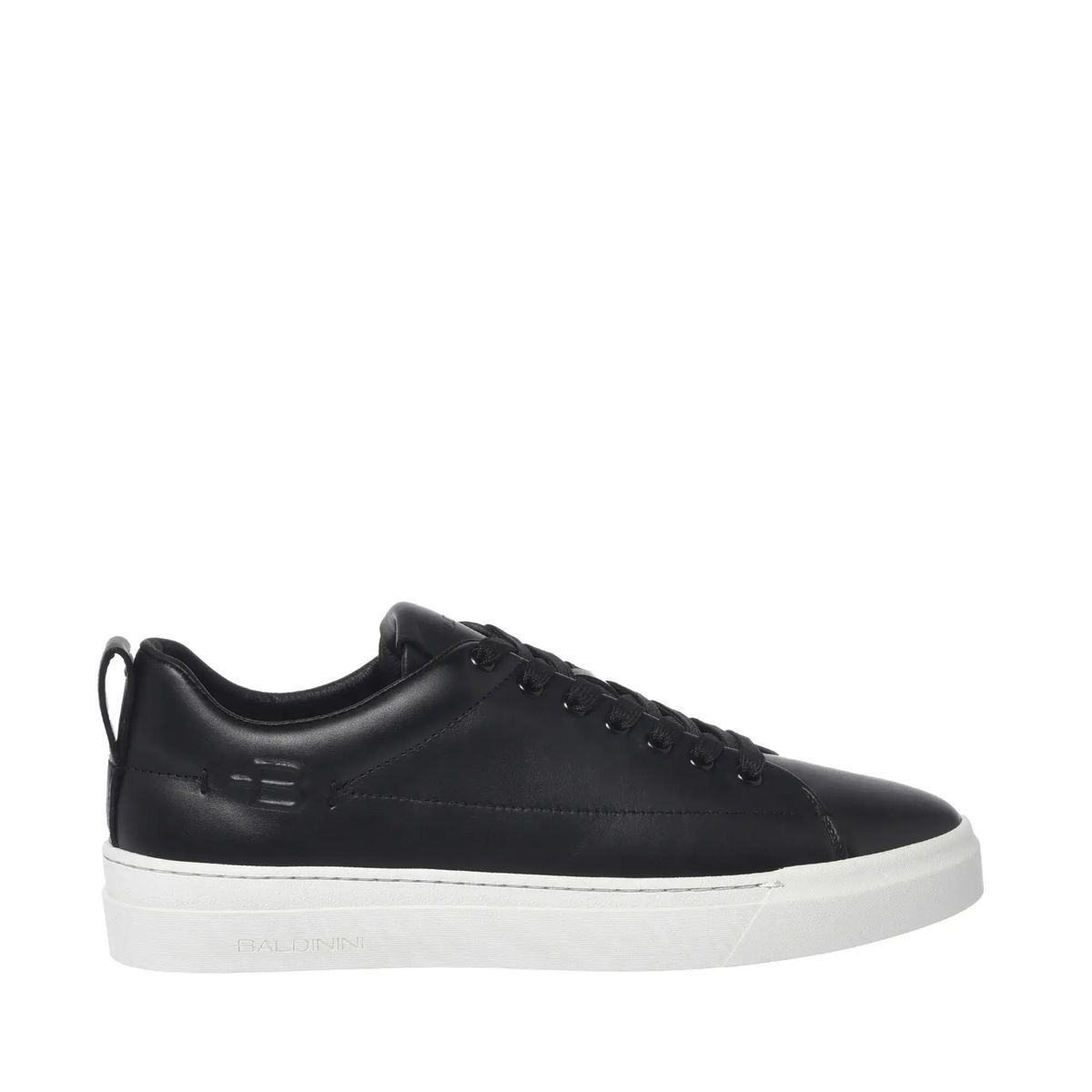 Leder-Freizeit-Sneaker mit niedrigem Schaft