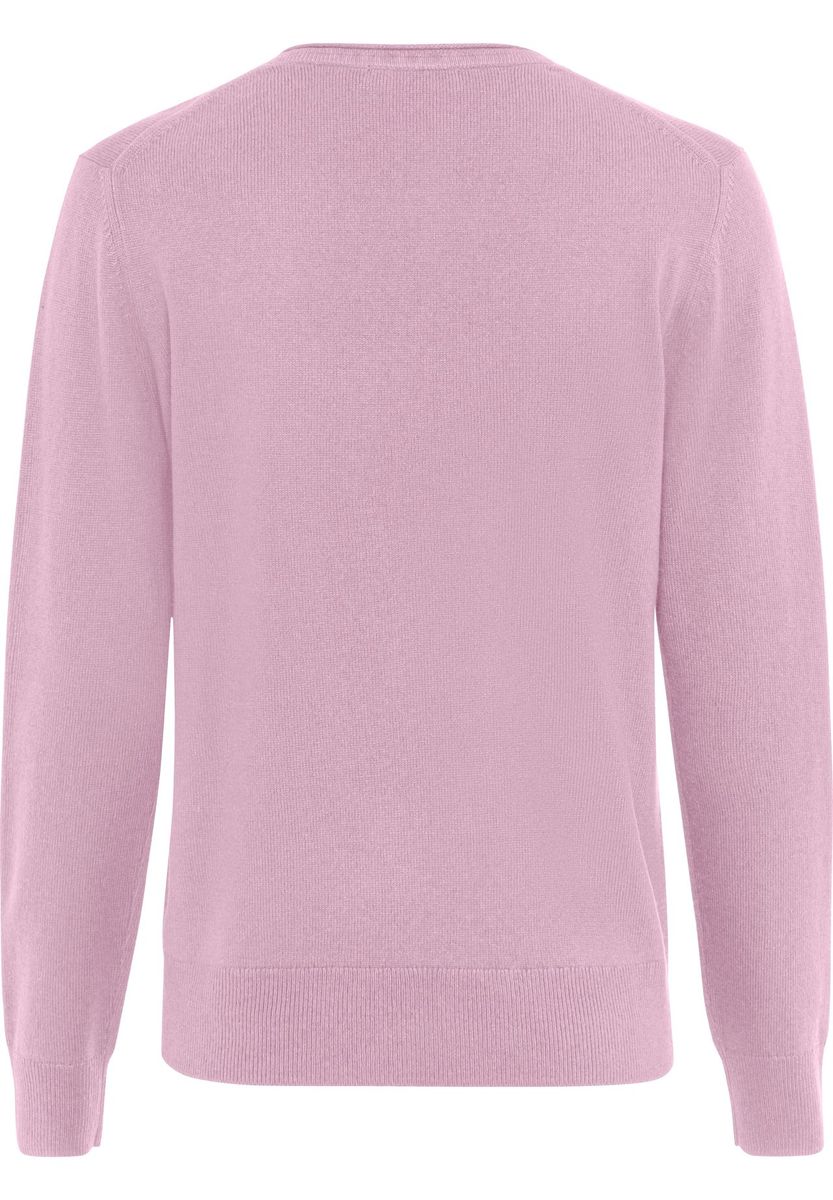 GALERIA Seide-Kaschmir Pullover "Monaco", V-Ausschnitt, für Damen, rot, 40