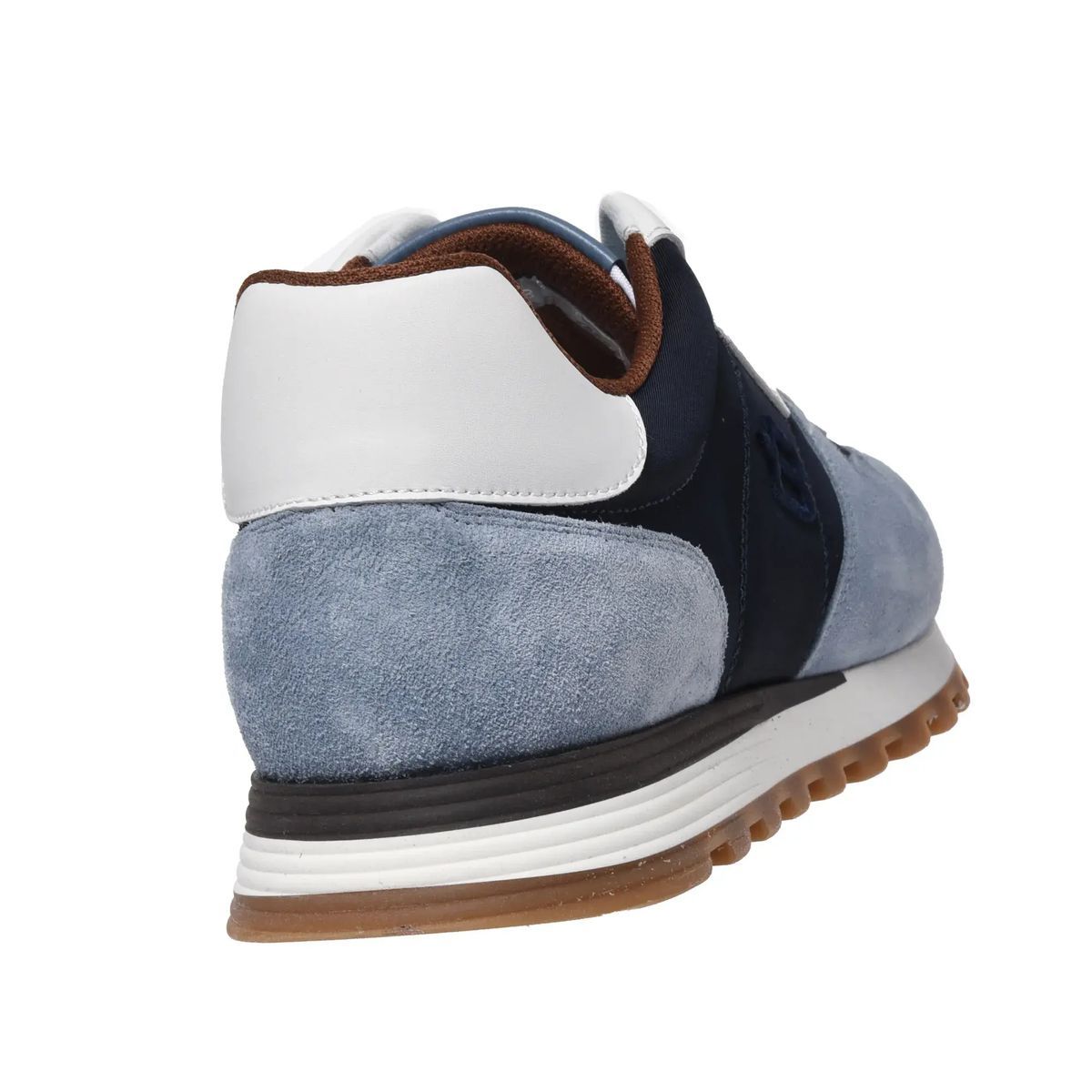 Wildleder- und Mesh-Sneaker