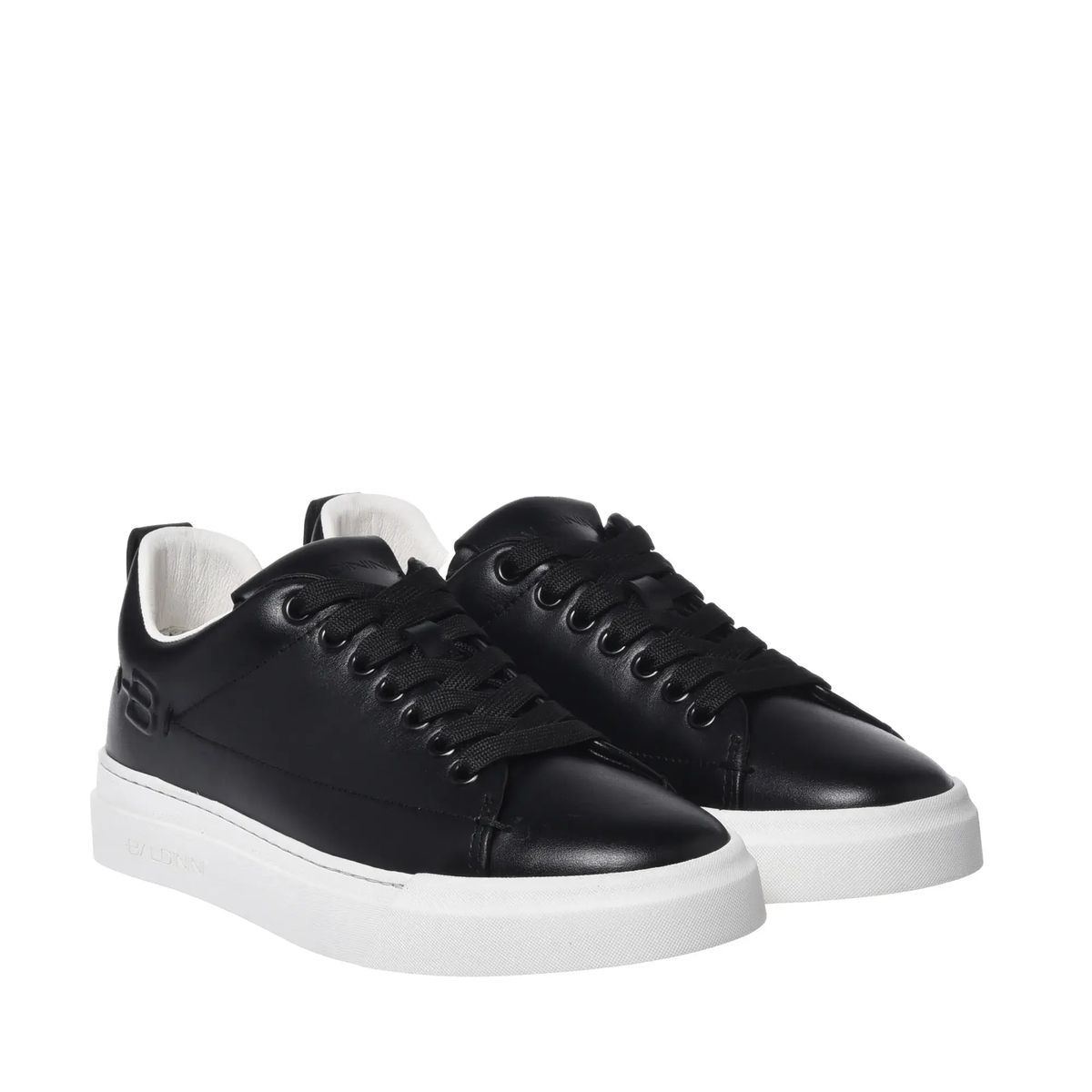 Low-Top Leder Court Sneaker