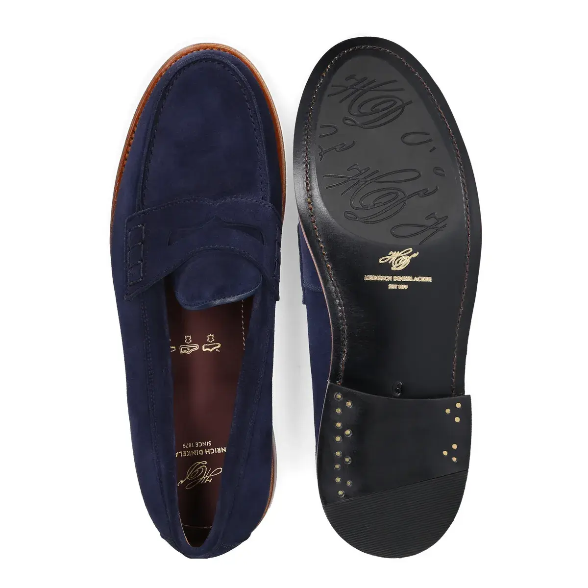Elegante Penny Loafers aus Wildleder
