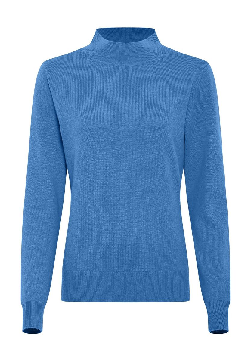 GALERIA Seide-Kaschmir Pullover "Rom", für Damen, blau, 40