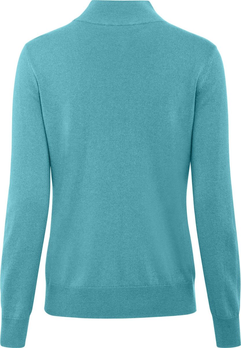 GALERIA Seide-Kaschmir Pullover "Rom", für Damen, türkis, 40