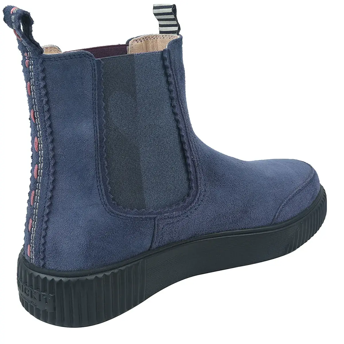 Blauer Chelsea Boot aus Wildleder