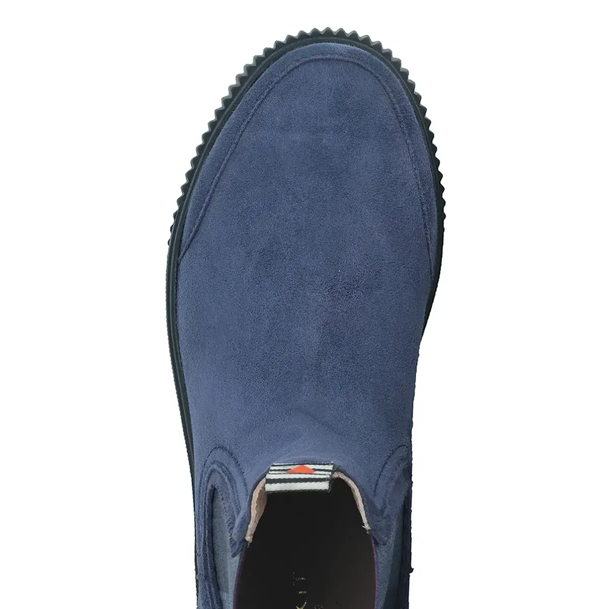 Blauer Chelsea Boot aus Wildleder