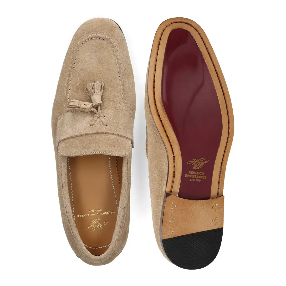 Wildleder Slipper Amalfi Plain Quaste V
