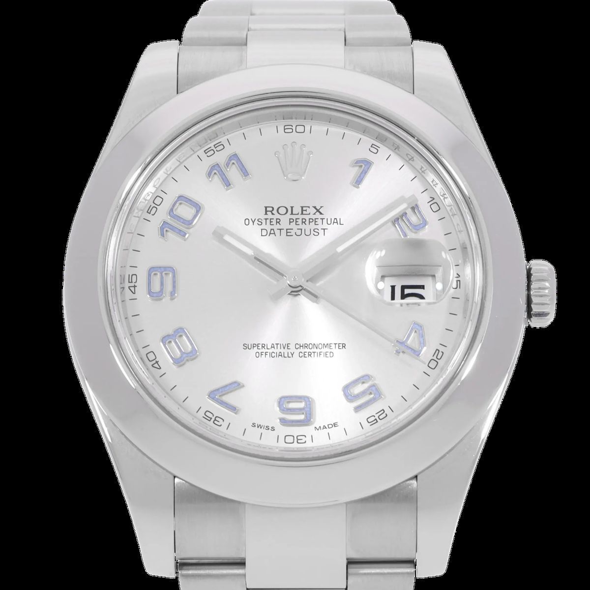 Silberne Oyster Perpetual Datejust II Uhr
