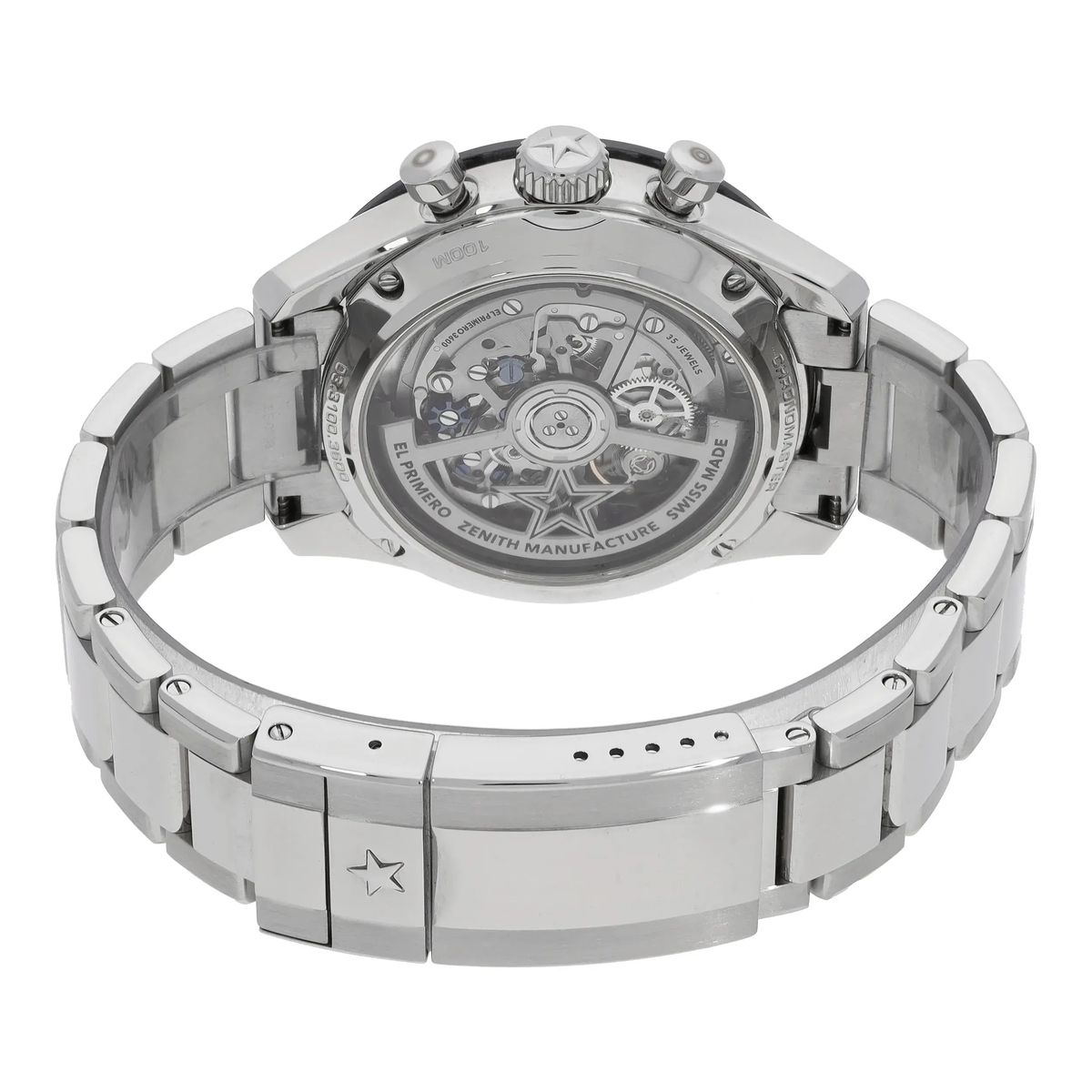 Schwarze Chronomaster El Primero Automatikuhr