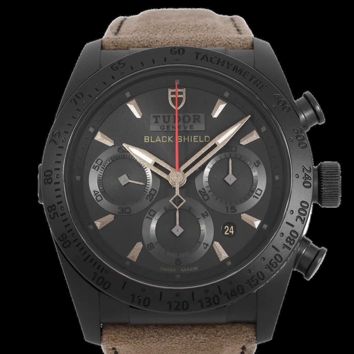 Black Shield Chronograph Automatikuhr