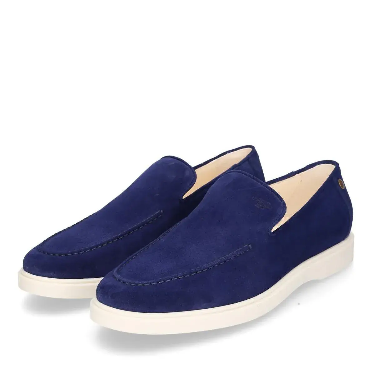 Suede-Pennyloafer aus Leder