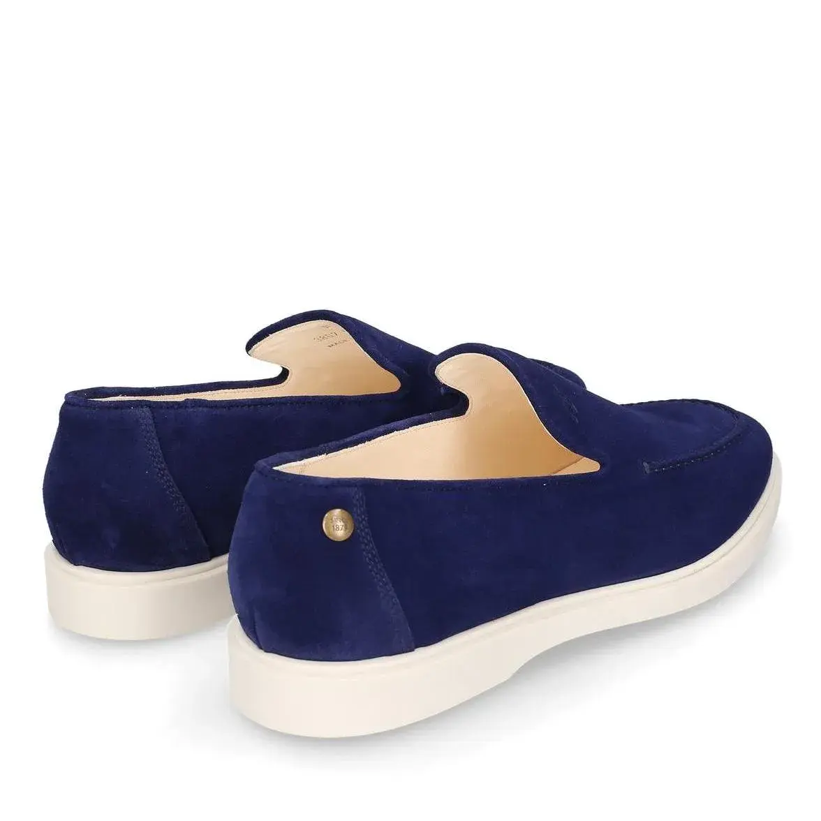 Suede-Pennyloafer aus Leder