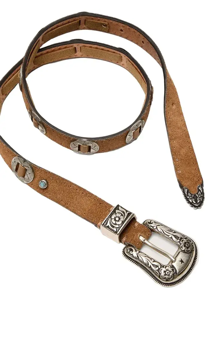 Wildleder Gürtel im Western-Stil