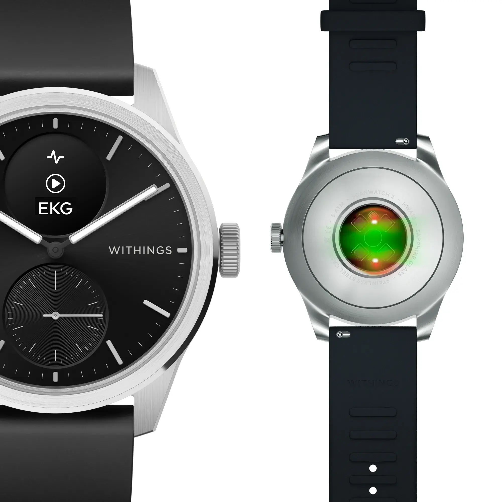 Moderne Hybrid Smartwatch mit Gesundheitstracking