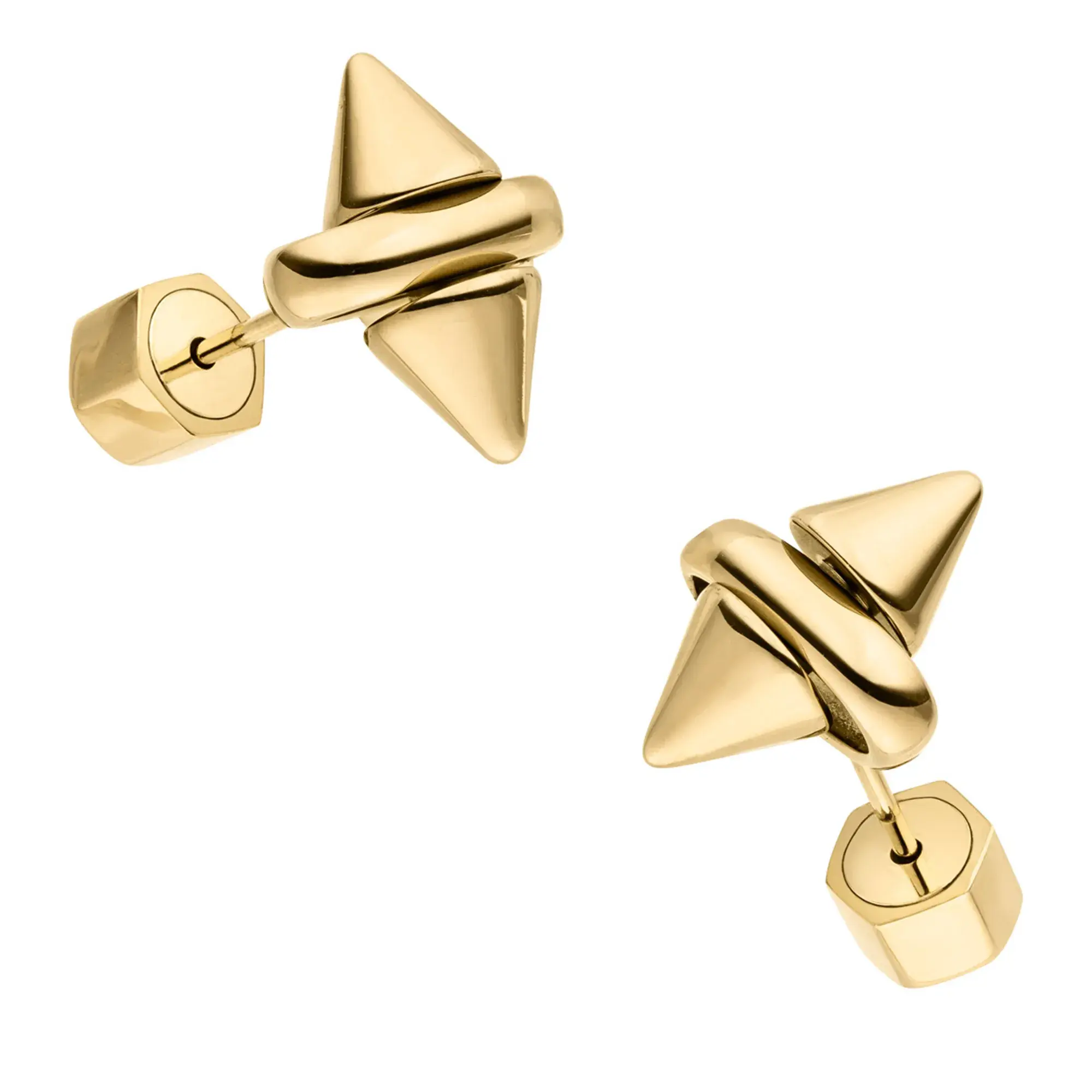 Geometrische Spike Ohrstecker