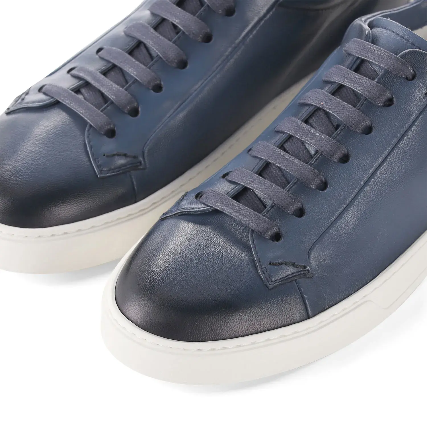 Leder-Sneaker mit niedrigem Schaft