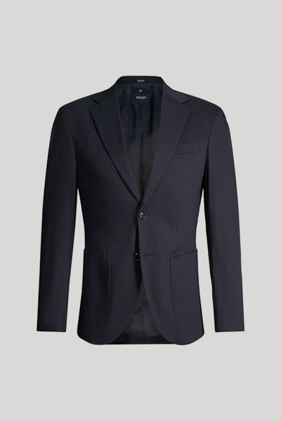 Joop! Dallas Marineblau Modern Fit Zwei-Knopf Notch Revers Sakko