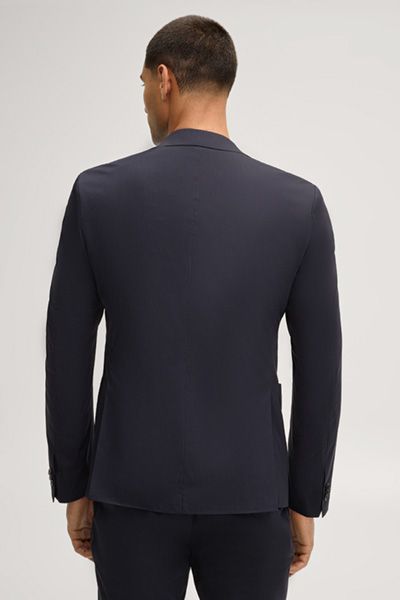Joop! Dallas Marineblau Modern Fit Zwei-Knopf Notch Revers Sakko