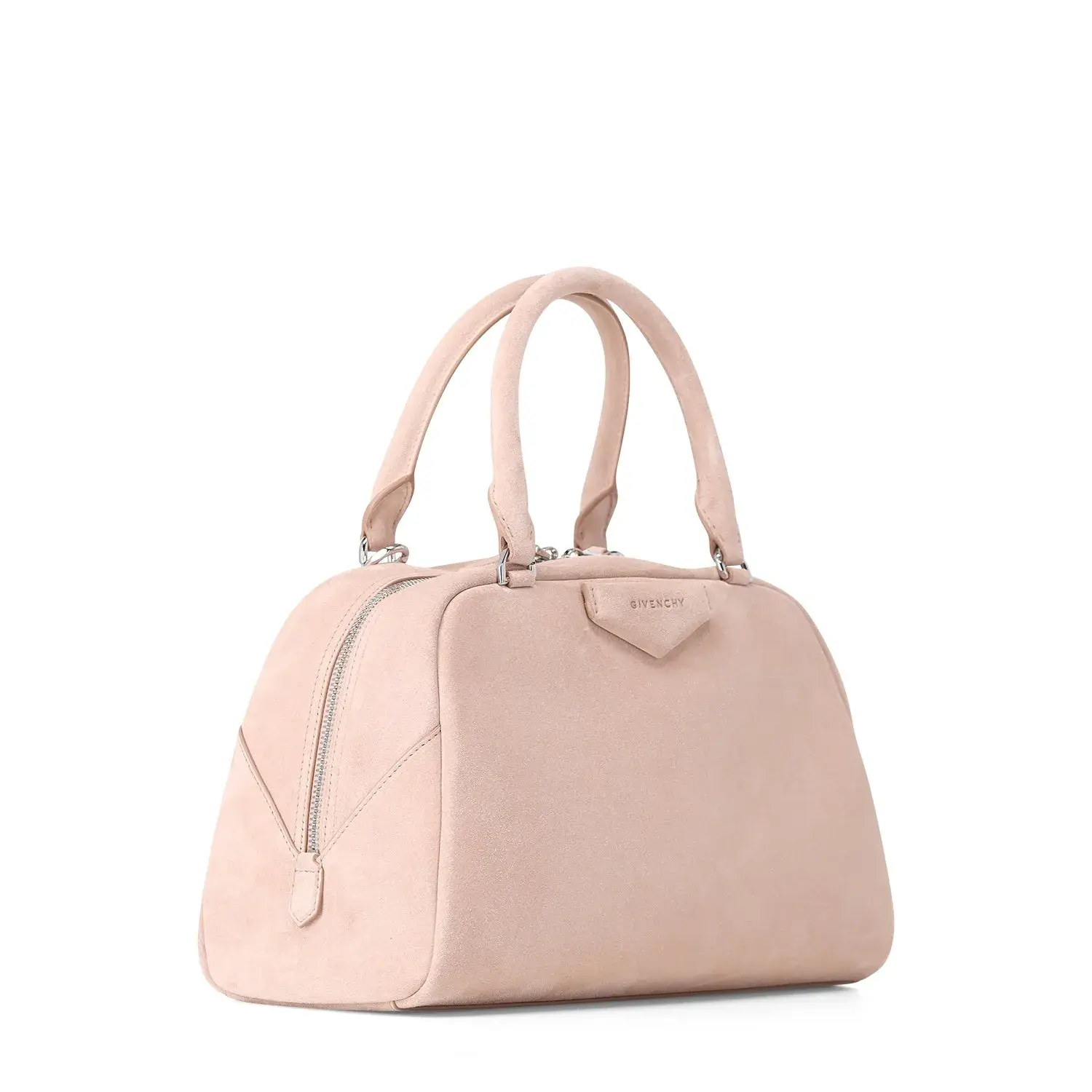 Blush Wildleder Antigona Soft Handtasche
