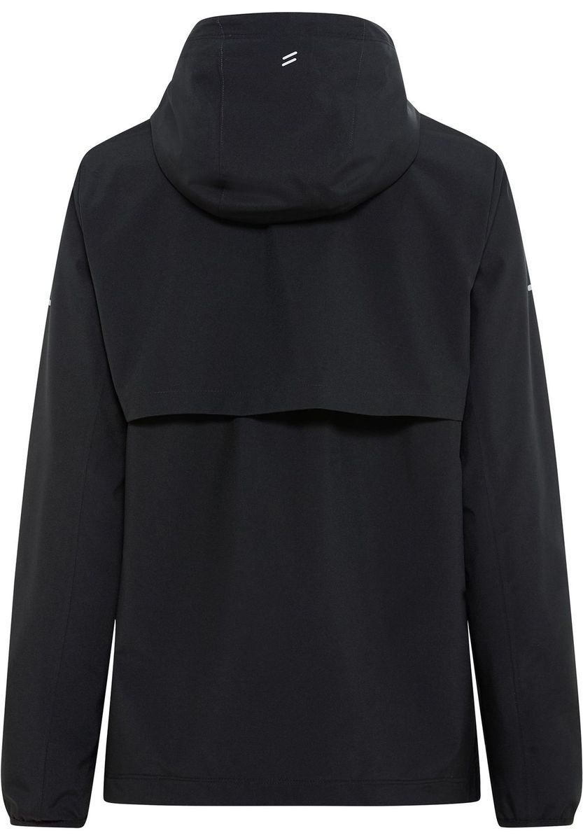 ALEX Trainingsjacke Solid, reflektierend, für Damen, schwarz, XS