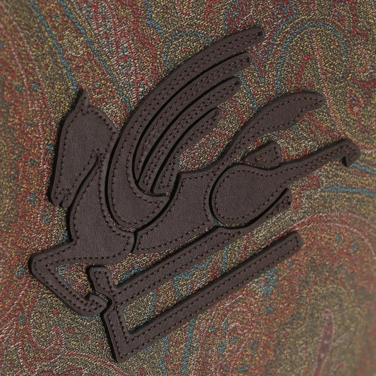 Paisley-Jacquard Shopper Tasche mit Pegasus