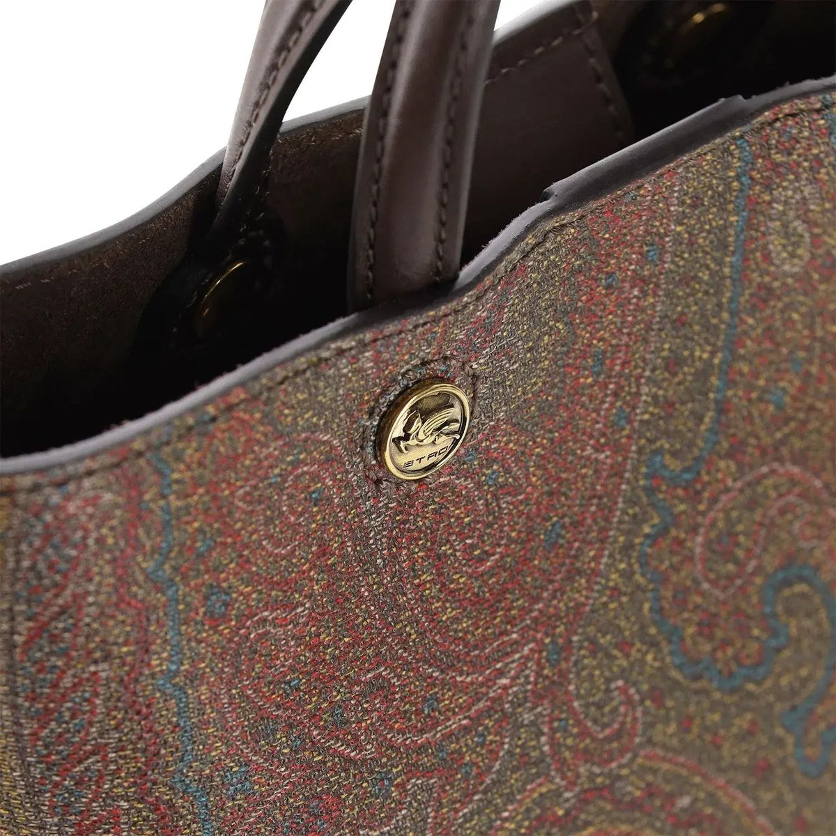 Etro Mini Shopper Tasche mit Paisley Jacquard