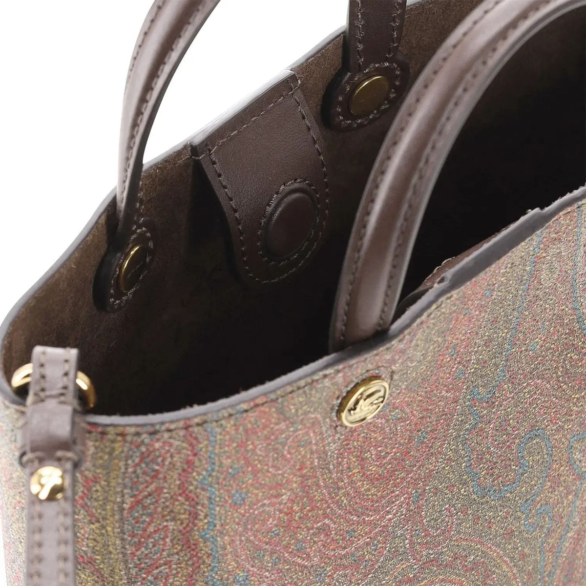 Etro Mini Shopper Tasche mit Paisley Jacquard