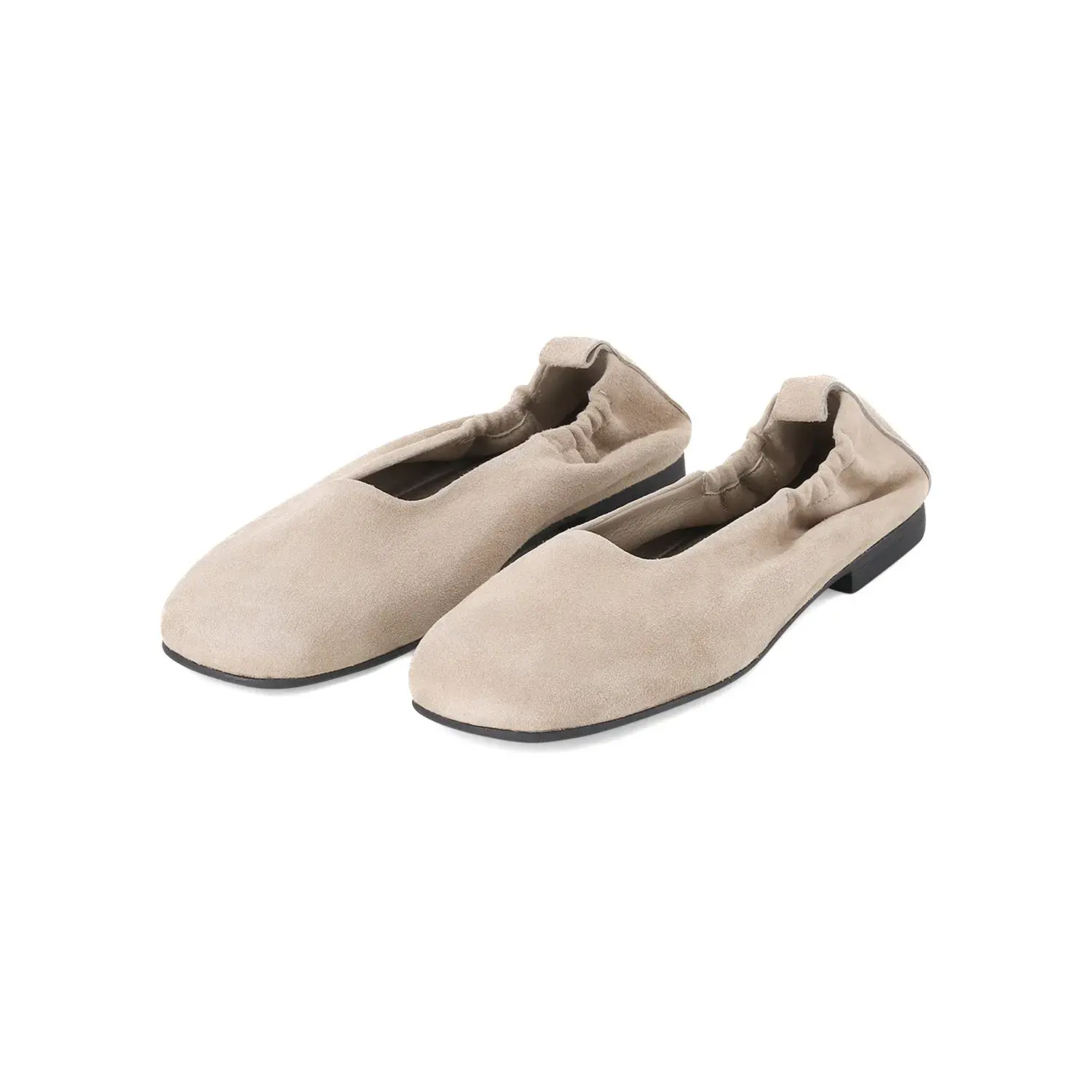 Ballerina-Slipper aus Wildleder