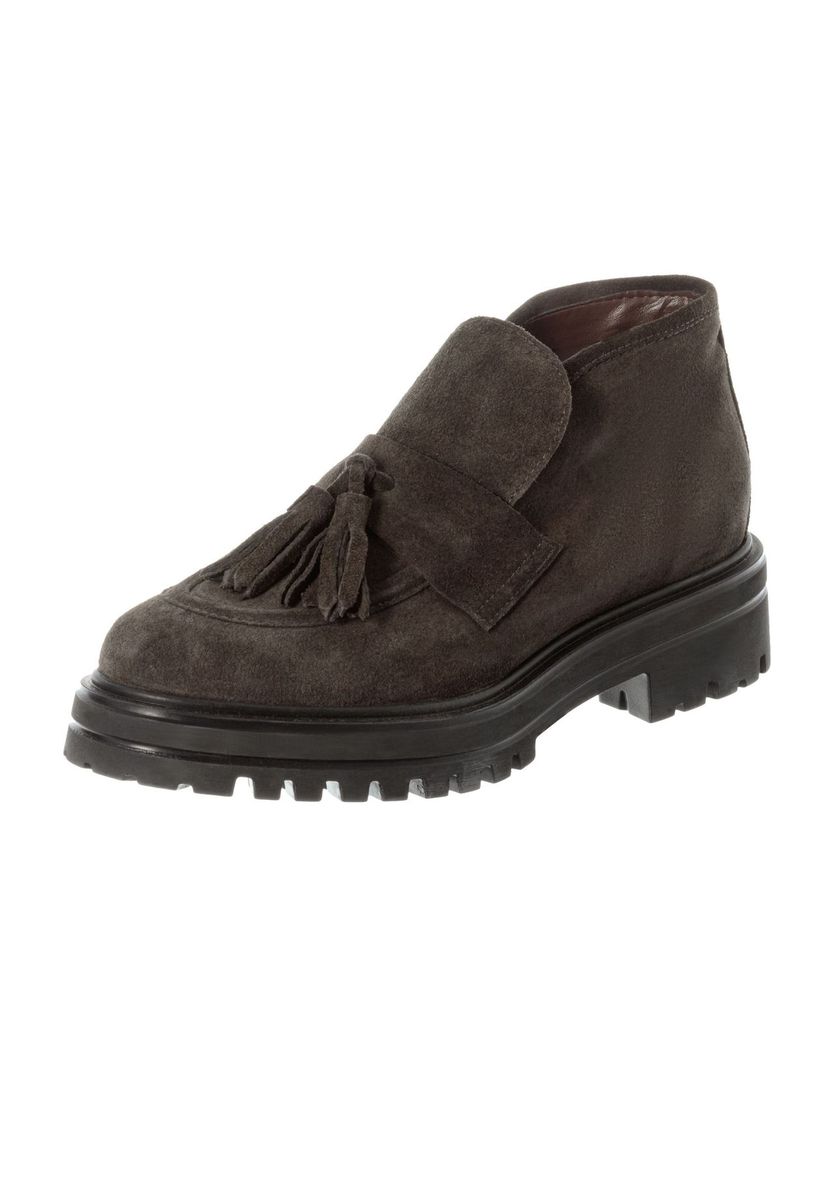Wildleder Quasten Loafer Stiefeletten